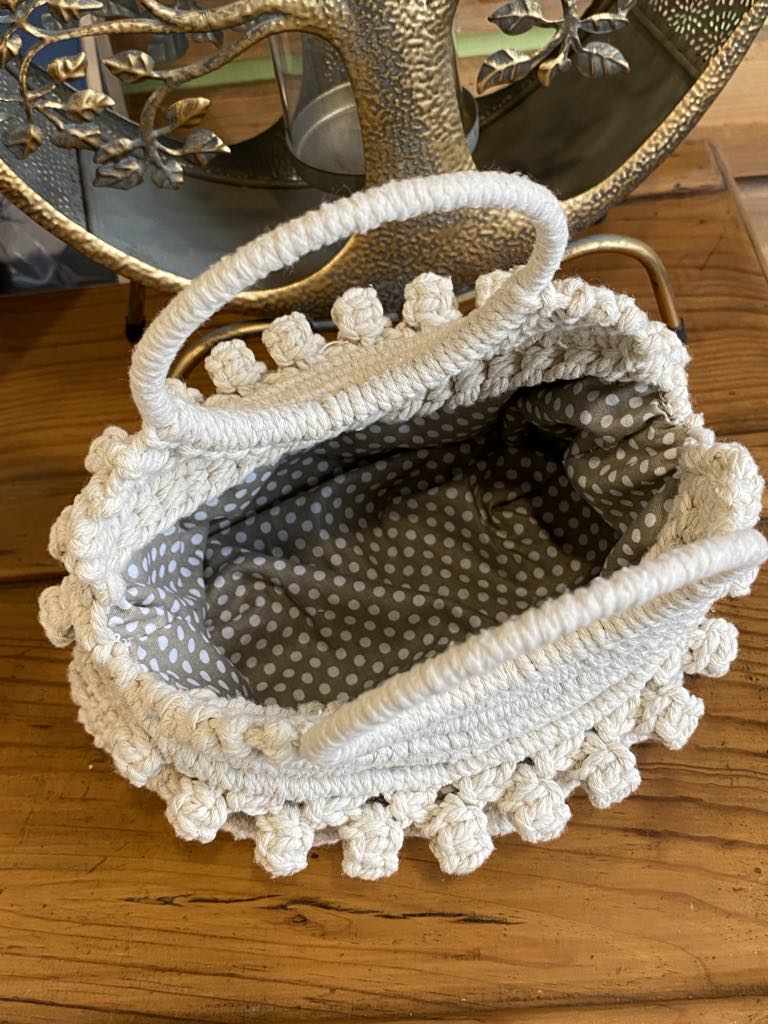 Sac à main en macramé
